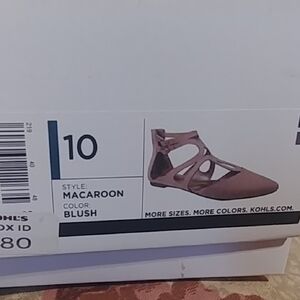 LC Lauren Conrad Macaroon Flats in Blush